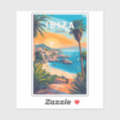 Ibiza Spanje Travel Art Vintage Sticker (Vel)