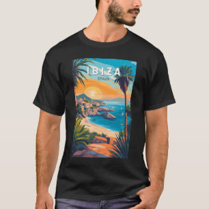Ibiza Spanje Travel Art Vintage T-shirt