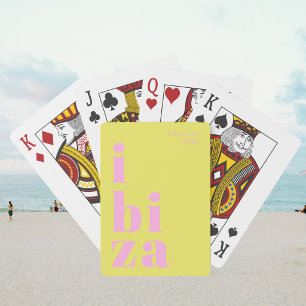 Ibiza Spanje vakantie speelkaarten