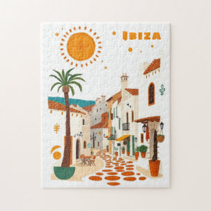 Ibiza Spanje vakantie witte mediterrane  Legpuzzel