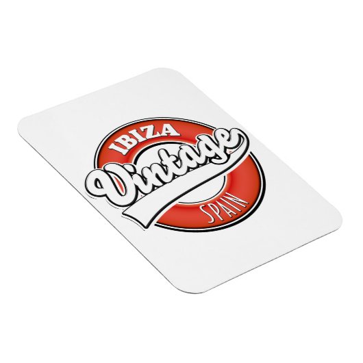 Ibiza spanje vintage stijl logo magneet (Rechterzijde)