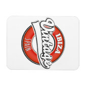 Ibiza spanje vintage stijl logo magneet (Horizontaal)