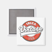 Ibiza spanje vintage stijl logo magneet (Voorkant / Achterkant)