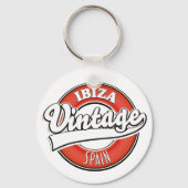 Ibiza spanje vintage stijl logo sleutelhanger (Achterkant)