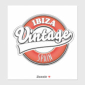 Ibiza spanje vintage stijl logo sticker (Vel)