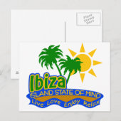 Ibiza State of Mind briefkaart (Voorkant / Achterkant)