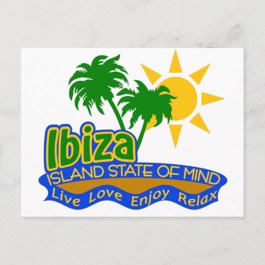 Ibiza State of Mind briefkaart (Voorkant)