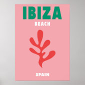 Ibiza strand poster (Voorkant)