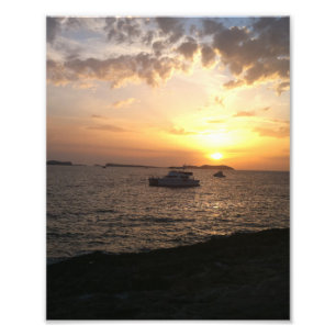 Ibiza Sunset Foto Afdruk