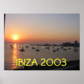 Ibiza Sunset Poster (Voorkant)