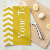 Ibiza Sunset Wave Chevron aanpasbaar Theedoek (Quarter Fold)