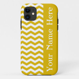 Ibiza Sunset Wave Chevron met naam Case-Mate iPhone Case