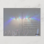 Ibiza Superclub DJ's, dansers, feesttijd Briefkaart (Achterkant)