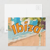 Ibiza vakantie-Poster Briefkaart (Voorkant / Achterkant)