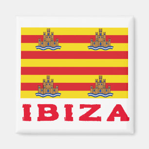 Ibiza Vlag, SPANJE Magneet