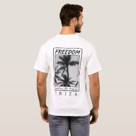Ibiza Vrijheid | Premium Esthetische Palm Grafisch T-shirt