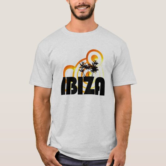 ibiza zomerzon design dj t shirt (Voorkant)