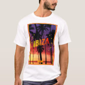 Ibiza, zonnebank t-shirt (Voorkant)