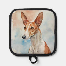 Ibizan Hound Acryl Foto Tegel