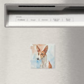 Ibizan Hound Acrylic Photo Tile Magneet (Insitu (Vaatwasser))