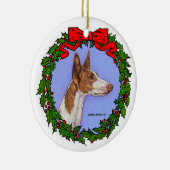 Ibizan Hound Art van Glenda S. Harlan Keramisch Ornament (Rechts)