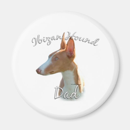Ibizan Hound Dad 2 Magneet (Voorkant)