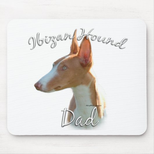 Ibizan Hound Dad 2 Muismat (Voorkant)
