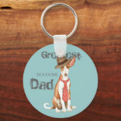 Ibizan Hound Dad Sleutelhanger (Voorkant)