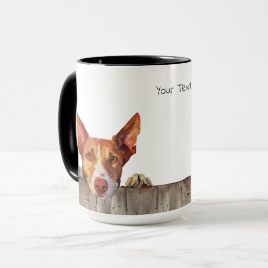 Ibizan Hound Dog Mok (Voorkant links)