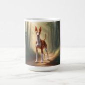 Ibizan Hound Elegant Coffee Mok (Center)