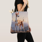 Ibizan Hound Elegante Canvas tas (Dichtbij)