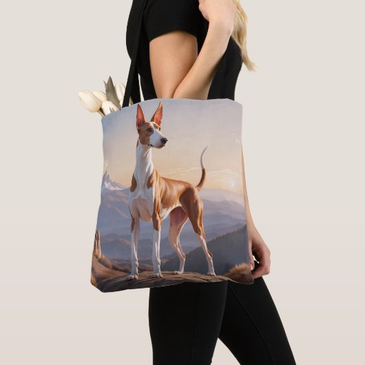 Ibizan Hound Elegante Canvas tas (Dichtbij)