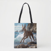 Ibizan Hound Elegante Canvas tas (Voorkant)