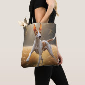 Ibizan Hound Elegante Canvas tas (Dichtbij)