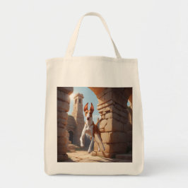 Ibizan Hound Elegante kruidenier Canvas tas