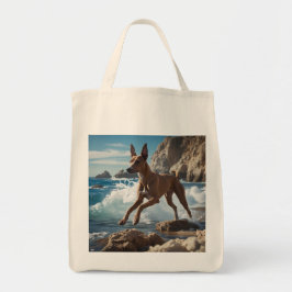 Ibizan Hound Elegante kruidenier Canvas tas