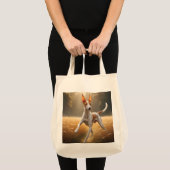 Ibizan Hound Elegante kruidenier Canvas tas (Voorkant (product))