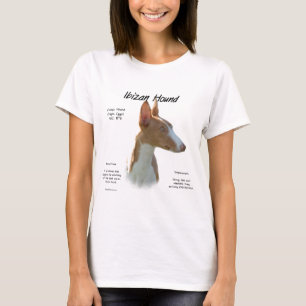 Ibizan Hound History Design T-shirt