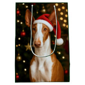 Ibizan Hound Holiday  Medium Cadeauzakje (Achterkant)