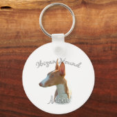 Ibizan Hound Moeder 2 Sleutelhanger (Voorkant)