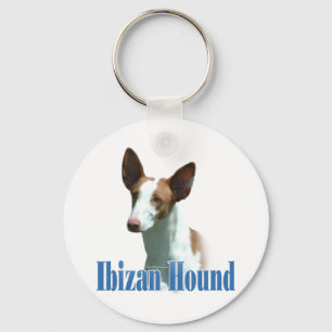 Ibizan Hound Naam Sleutelhanger