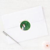 Ibizan Hound Peace Ronde Sticker (Envelop)
