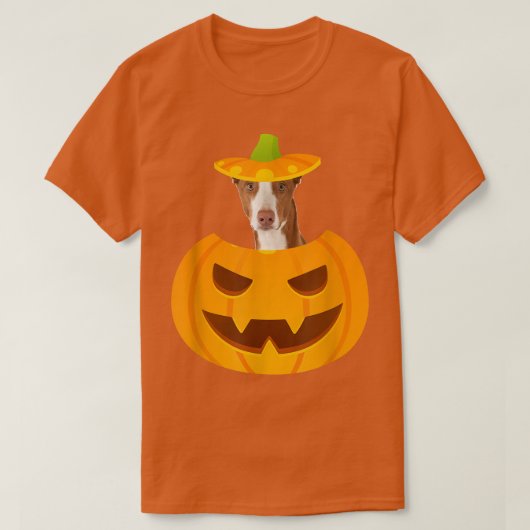 Ibizan Hound Peking uit JackoLantern T-shirt (Design voorkant)