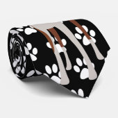 Ibizan Hound Podenco Dog Paws Stropdas (Opgerold)