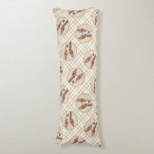 Ibizan Hound Schilderen Gladde Rood Originele Hond Lichaamskussen (Voorkant Verticaal)