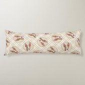 Ibizan Hound Schilderen Gladde Rood Originele Hond Lichaamskussen (Voorkant)