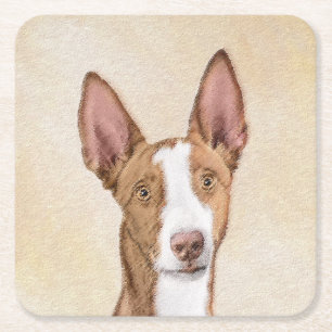 Ibizan Hound Schilderij - Mooie Originele Honden K Kartonnen Onderzetters