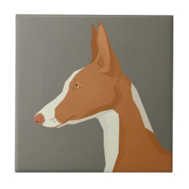 Ibizan Hound Tegeltje