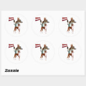 Ibizan Hound Trio 2 - Sticker (Vel)
