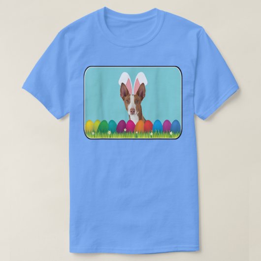 Ibizan Hound w Bunny Ears T-shirt (Design voorkant)